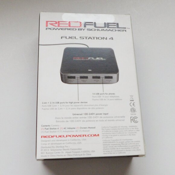 Red Fuel 4 Device Charging Station Brand New Charge Phones & Tablets - Picture 5 of 7